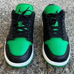 Nike Air Jordan 1 Low - Black Lucky Green